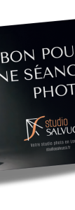 Bon cadeau pour une séance photo au Studio Salvucci