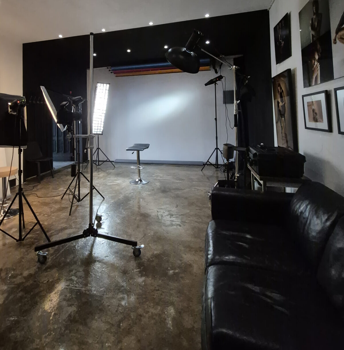 La zone de prise de vue du Studio Salvucci