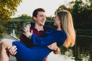 Marie et Kevin lors de leur séance d'engagement par le Studio Salvucci