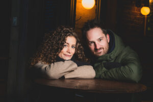 Emilie et Vincent lors de leur séance d'engagement par le Studio Salvucci
