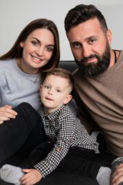 Margaux Ors et Antoine en séance à domicile avec Studio Salvucci