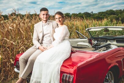 Romane et Nathan lors de leur mariage par le Studio Salvucci Romane et Nathan lors de leur mariage