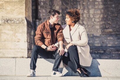 Joana et Timothée lors de leur séance d'engagement par le Studio Salvucci Joana et Timothée lors de leur séance d'engagement par le Studio Salvucci